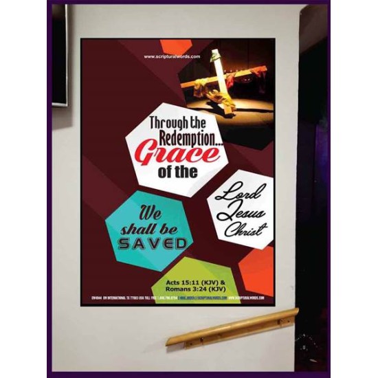 WE SHALL BE SAVED   Inspiration Wall Art Frame   (GWJOY4944)   