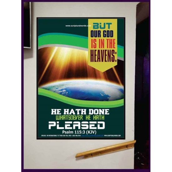 WHATSOEVER HE HATH PLEASED   Frame Bible Verse   (GWJOY5456)   