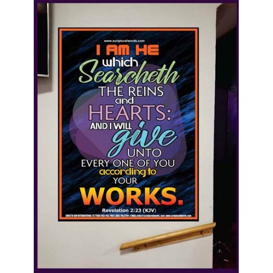 ACCORDING TO YOUR WORKS   Frame Bible Verse   (GWJOY6778)   