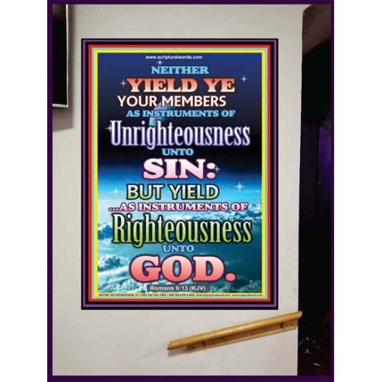 UNRIGHTEOUSNESS   Contemporary Christian Paintings Acrylic Glass frame   (GWJOY7369)   