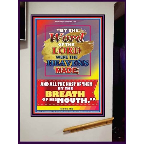 WORD OF THE LORD   Framed Hallway Wall Decoration   (GWJOY7384)   