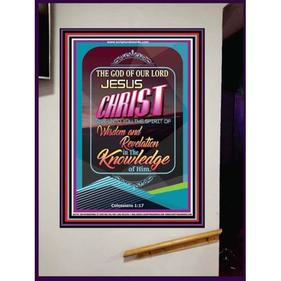 WISDOM AND REVELATION   Bible Verse Framed for Home Online   (GWJOY7747)   