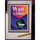 WAIT FOR THE LORD   Framed Scriptural Dcor   (GWJOY8069)   