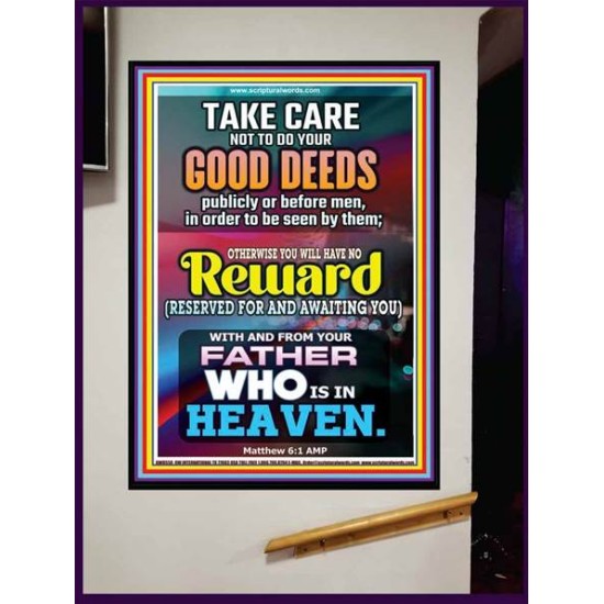 YOUR FATHER WHO IS IN HEAVEN    Scripture Wooden Frame   (GWJOY8550)   
