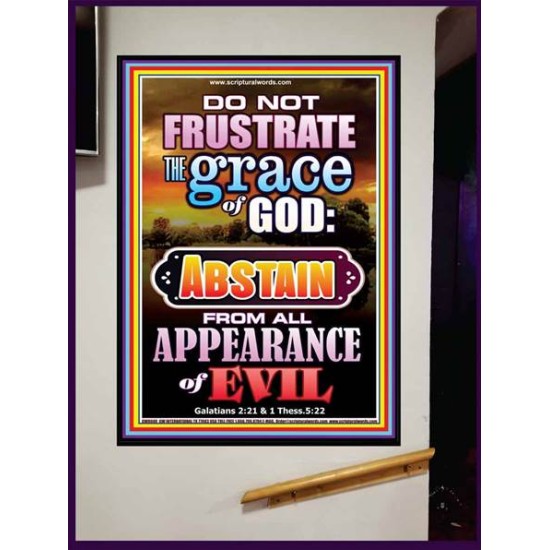 ABSTAIN FROM ALL APPEARANCE OF EVIL   Bible Scriptures on Forgiveness Frame   (GWJOY8600)   