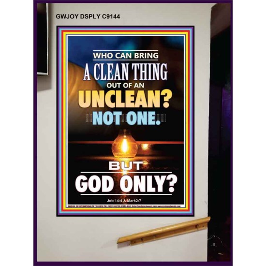 UNCLEAN   Scriptures Wall Art   (GWJOY9144)   