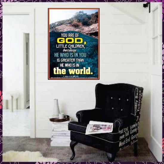 YOU ARE OF GOD   Bible Scriptures on Love frame   (GWJOY6514)   