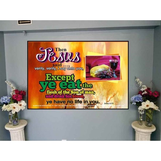 VERY VERY I SAY UNTO YOU   Framed Office Wall Decoration   (GWJOY2061)   