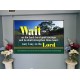 WAIT ON THE LORD   Contemporary Wall Decor   (GWJOY270)   