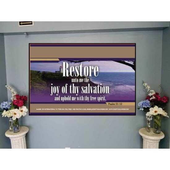UPHOLD ME WITH THY FREE SPIRIT   Framed Bible Verse Online   (GWJOY290)   