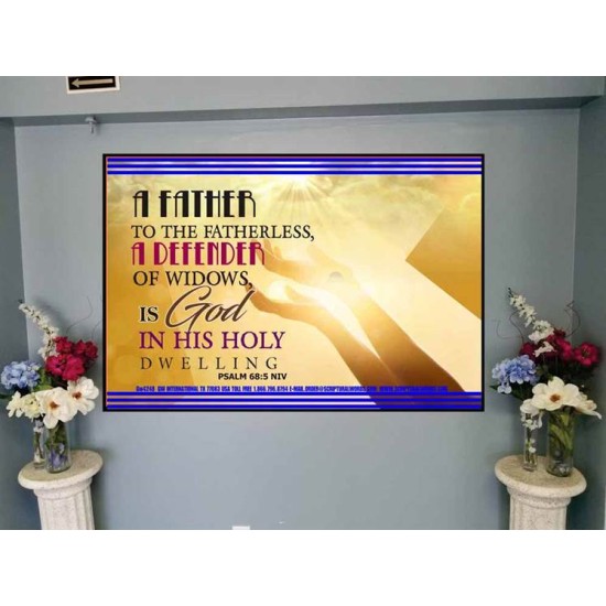 A FATHER TO THE FATHERLESS   Christian Quote Framed   (GWJOY4248)   