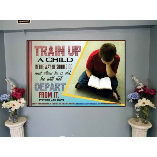 TRAIN UP A CHILD   Frame Scripture    (GWJOY4681)   