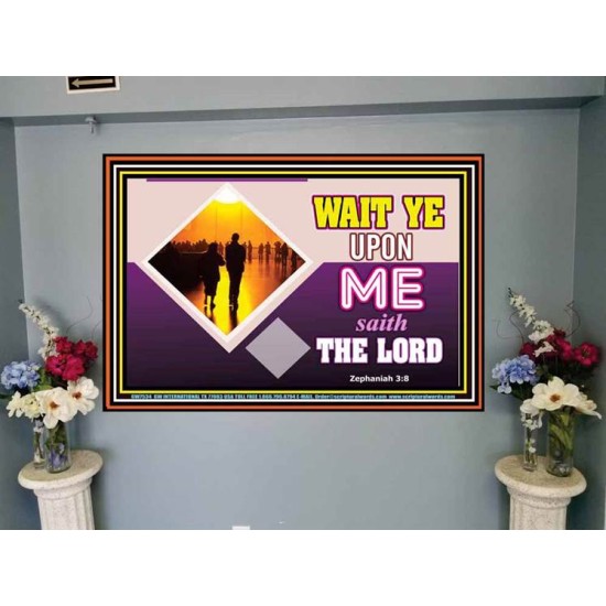 WAIT UPON THE LORD   Custom Frame Scripture   (GWJOY7534)   