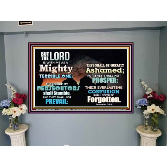 A MIGHTY TERRIBLE ONE   Bible Verse Frame Art Prints   (GWJOY8362)   