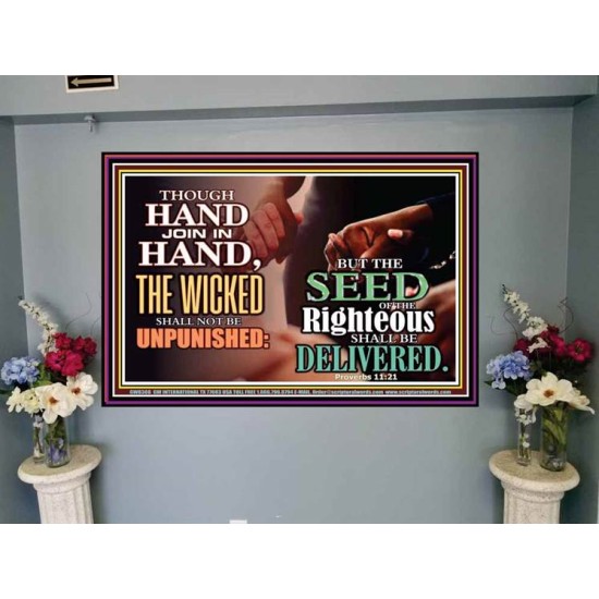 SEED OF RIGHTEOUSNESS   Christian Quote Framed   (GWJOY8388)   