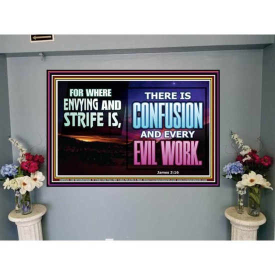 ABSTAIN FROM ENVY AND STRIFE   Scriptural Wall Art   (GWJOY8505)   