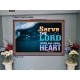 WITH ALL YOUR HEART   Framed Religious Wall Art    (GWJOY8846L)   