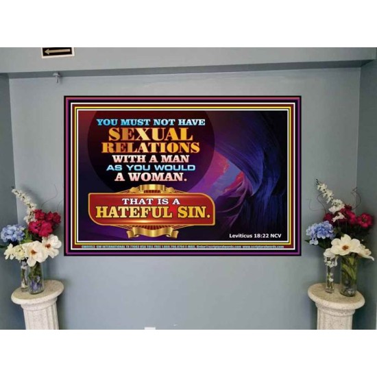 SEXUAL IMMORALITY   Kitchen Wall Dcor   (GWJOY8953)   