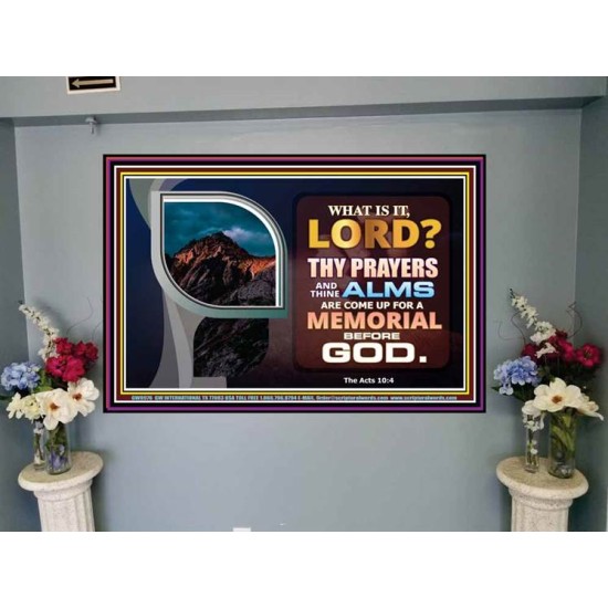 A MEMORIAL BEFORE GOD   Framed Scriptural Dcor   (GWJOY8976)   