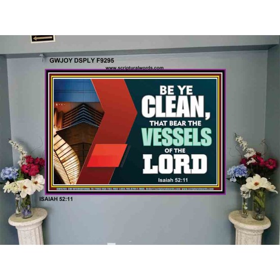 VESSELS OF THE LORD   Frame Bible Verse Art    (GWJOY9295)   