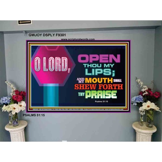 SHEW FORTH THE PRAISE OF GOD   Bible Verse Frame Art Prints   (GWJOY9301)   