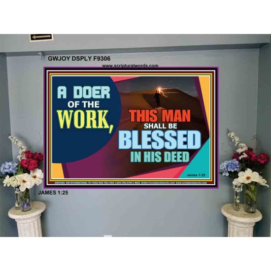 BE A DOER OF THE WORD OF GOD   Frame Scriptures Dcor   (GWJOY9306)   