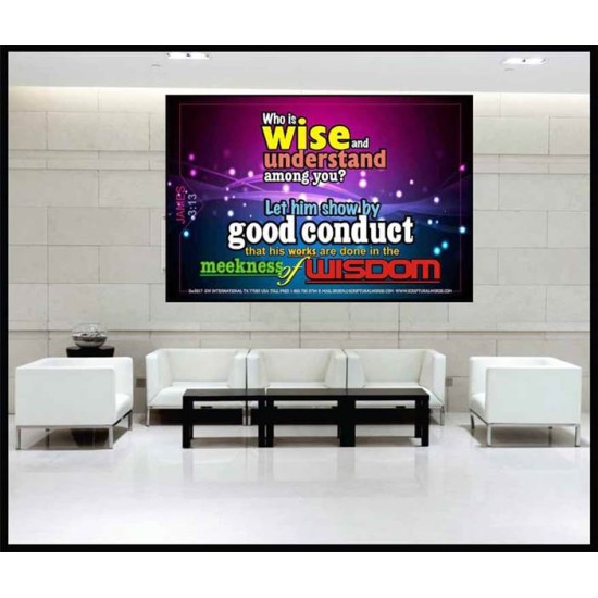 WISDOM   Scriptural Framed Signs   (GWJOY3817)   