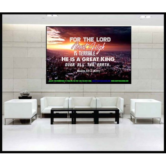 A GREAT KING   Christian Quotes Framed   (GWJOY4370)   