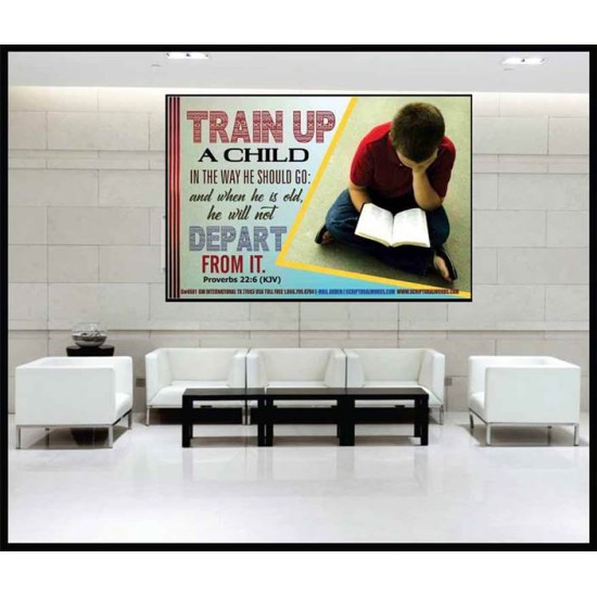 TRAIN UP A CHILD   Frame Scripture    (GWJOY4681)   