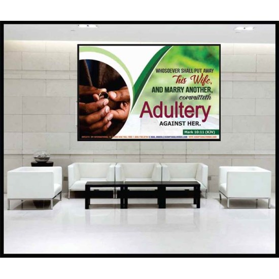 ADULTERY   Framed Bedroom Wall Decoration   (GWJOY5474)   