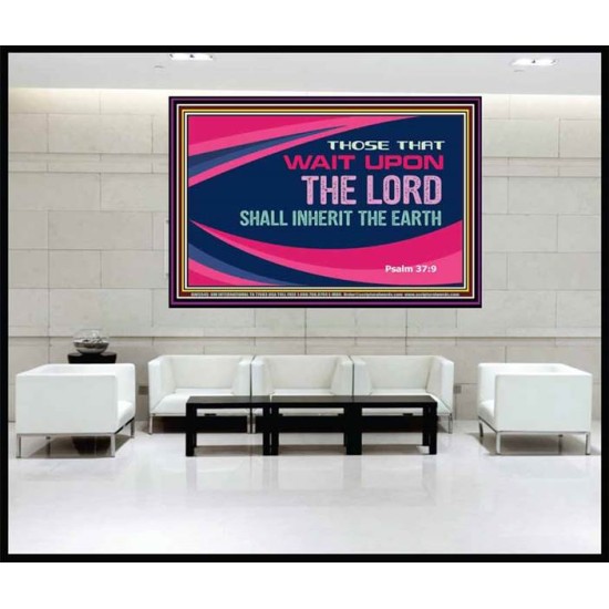 WAIT UPON THE LORD   Business Motivation Art   (GWJOY5545)   