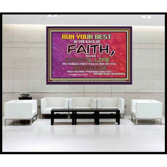 WIN ETERNAL LIFE   Inspiration office art and wall dcor   (GWJOY6602)   