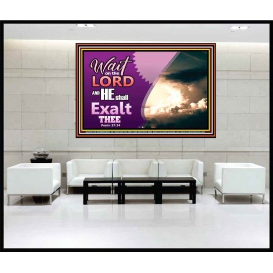 WAIT ON THE LORD   Framed Bible Verses   (GWJOY7570)   