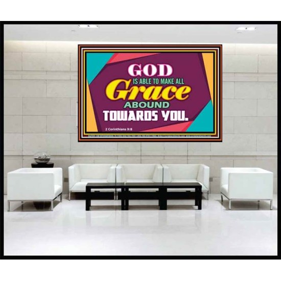 ABOUNDING GRACE   Printable Bible Verse to Framed   (GWJOY7591)   