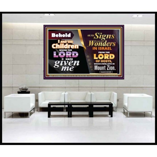 SIGNS AND WONDERS   Framed Office Wall Decoration   (GWJOY8179)   