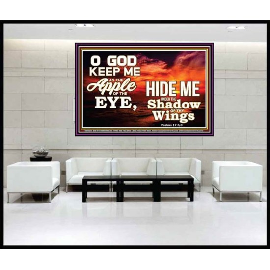 UNDER THE SHADOW OF THY WINGS   Frame Scriptural Wall Art   (GWJOY8275)   