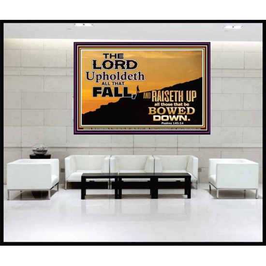 UPHOLDETH ALL THAT FALL   Scripture Wall Art   (GWJOY8356)   