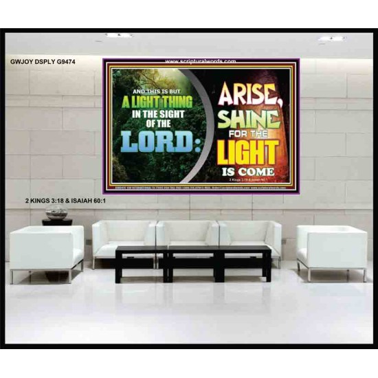 A LIGHT THING IN THE SIGHT OF THE LORD   Art & Wall Dcor   (GWJOY9474)   