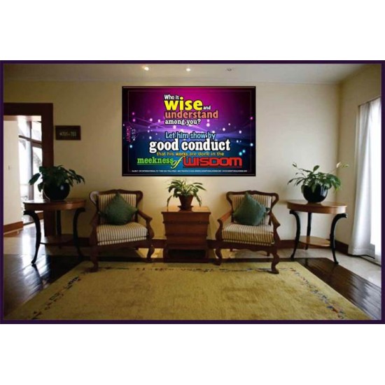 WISDOM   Scriptural Framed Signs   (GWJOY3817)   