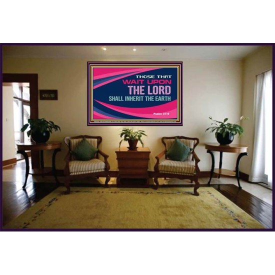 WAIT UPON THE LORD   Business Motivation Art   (GWJOY5545)   