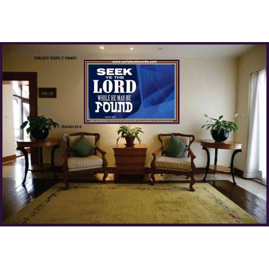 SEEK YE THE LORD   Bible Verses Framed for Home Online   (GWJOY9401)   