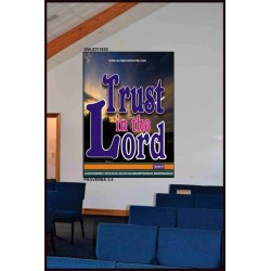 TRUST IN THE LORD   Christian Artwork Acrylic Glass Frame   (GWJOY1030)   "37x49"