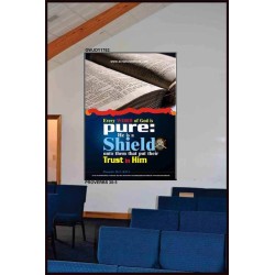 TRUST IN HIM   Scripture Art Frame   (GWJOY1763)   "37x49"