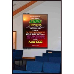 WILL PERFORM IT   Scripture Wall Art   (GWJOY1946)   "37x49"