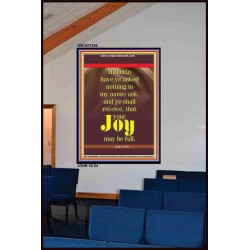 YOUR JOY SHALL BE FULL   Wall Art Poster   (GWJOY236)   