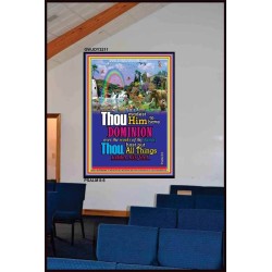 ALL THINGS UNDER HIS FEET   Scriptures Wall Art   (GWJOY3211)   