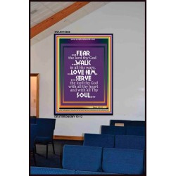 WALK IN ALL HIS WAYS   Scripture Art Prints   (GWJOY3306)   "37x49"