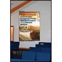 APPROVED UNTO GOD   Modern Christian Wall Dcor Frame   (GWJOY3937)   