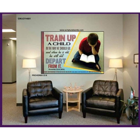 TRAIN UP A CHILD   Frame Scripture    (GWJOY4681)   