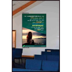 WHOSOEVER WILL SAVE HIS LIFE SHALL LOSE IT   Christian Artwork Acrylic Glass Frame   (GWJOY4712)   "37x49"
